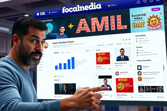 innovative socialmedia makeover, intrigued expressions, browsing new features, photorealistic, dynamic dashboard with customizable widgets and interactive profiles, highly detailed, fluid transitions, 16K resolution, vibrant gradients, studio lighting, shot with a telephoto lens.